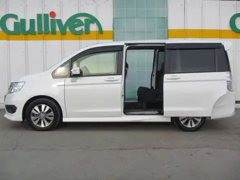 カタログ画像：ステップワゴンスパーダ （STEPWAGON SPADA） インターナビ パワーエディション 2012年11月 DBA-RK5 2000cc ホワイトオーキッド・パール 燃費14.8km / l 外装