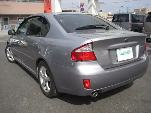 カタログ画像：レガシィＢ４ （LEGACY B4） ２．０ｉ アドバンテージライン 2008年5月 CBA-BL5 2000cc スティールシルバー・メタリック 燃費14.0km / l バック