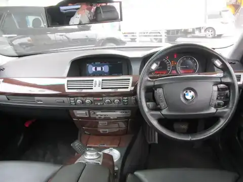 カタログ画像：７シリーズ （7 SERIES） ７４０ｉ 2008年1月 ABA-HL40 4000cc ブラックⅡorブラック・サファイア・メタリック 燃費7.7km / l 内装