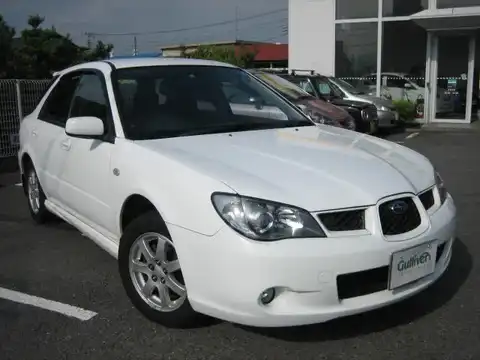 カタログ画像：インプレッサスポーツワゴン （IMPREZA SPORTS WAGON） １．５ｉ 2005年6月 LA-GG2 1500cc ピュアホワイト 燃費15.0km / l メイン（その他）