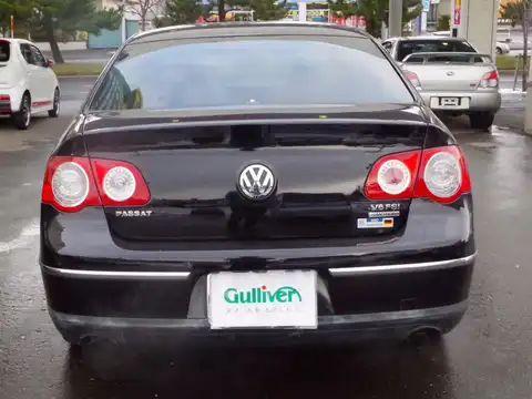 カタログ画像：パサート （PASSAT） Ｖ６ ４モーション 2007年1月 GH-3CAXZF 3200cc ディープブラックパールエフェクト 燃費8.9km / l バック