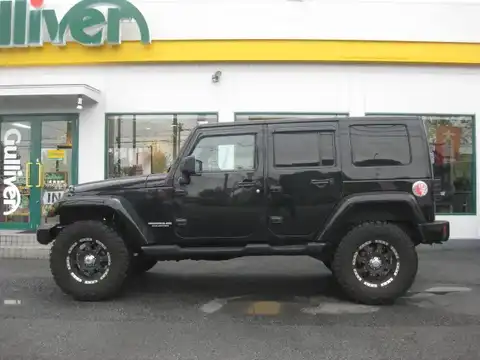 カタログ画像：ジープ・ラングラーアンリミテッド （JEEP WRANGLER UNLIMITED） サハラ４ＡＴ 2008年11月 ABA-JK38L 3800cc ブラッククリアコート 燃費7.1km / l 外装