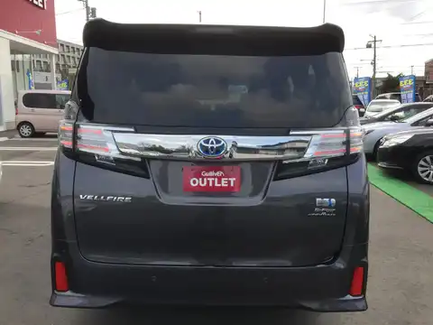 カタログ画像：ヴェルファイアハイブリッド （VELLFIRE HYBRID） ハイブリッドＺＲ 2015年1月 DAA-AYH30W 2500cc スパークリングブラックパールクリスタルシャイン 燃費18.4km / l バック