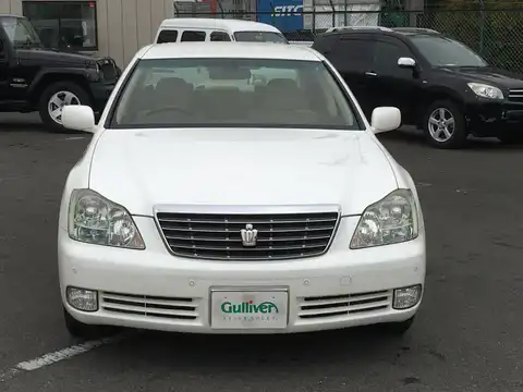 カタログ画像：クラウン （CROWN） ロイヤルサルーンＧ 2004年2月 CBA-GRS182 3000cc スーパーホワイトⅡ 燃費11.8km / l フロント