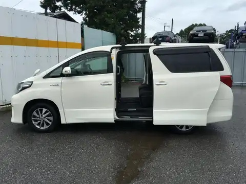 カタログ画像：アルファードハイブリッド （ALPHARD HYBRID） ハイブリッドＳＲ 2011年11月 DAA-ATH20W 2400cc ゴールドパールクリスタルシャイン 燃費16.2km / l 外装