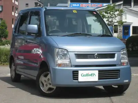 カタログ画像：ワゴンＲ （WAGON R） ＦＴ 2003年9月 LA-MH21S 660cc レイクブルーメタリック 燃費18.6km / l メイン（その他）