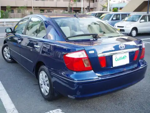 カタログ画像：プレミオ （PREMIO） Ｇ 2004年4月 TA-AZT240 2000cc ダークブルーマイカメタリック 燃費16.4km / l バック