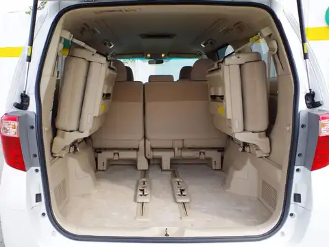 カタログ画像：アルファード （ALPHARD） ２４０Ｘ 2011年11月 DBA-ANH25W 2400cc ホワイトパールクリスタルシャイン 燃費10.4km / l 内装