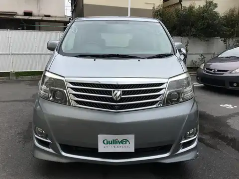 カタログ画像：アルファードＧ （ALPHARD G） ＡＳ 2007年6月 DBA-ANH10W 2400cc グレーメタリック 燃費9.7km / l フロント