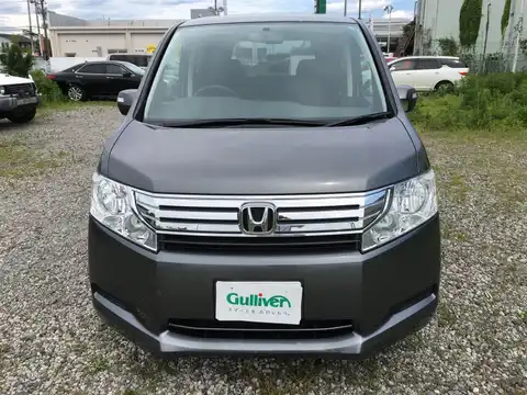 カタログ画像：ステップワゴン （STEPWAGON） Ｇ ＨＤＤナビ スマートスタイルエディション 2011年8月 DBA-RK1 2000cc ポリッシュドメタル・メタリック 燃費13.4km / l フロント