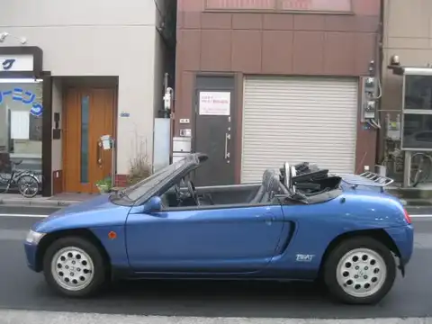 カタログ画像：ビート （BEAT） バージョンＣ 1992年5月 E-PP1 660cc キャプティバブルー・パール 燃費17.2km / l 外装