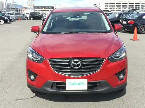 カタログ画像：ＣＸ－５ （CX-5） ２０Ｓ プロアクティブ 2015年1月 DBA-KEEFW 2000cc ソウルレッドプレミアムメタリック 燃費16.4km / l フロント