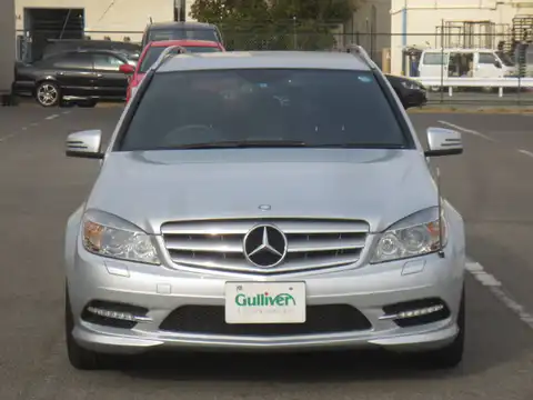 カタログ画像：Ｃクラスステーションワゴン （C-CLASS STATIONWAGON） Ｃ３００ ステーションワゴン アバンギャルド 2010年2月 DBA-204254 3000cc イリジウムシルバー 燃費9.5km / l フロント