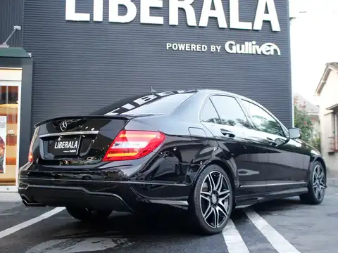 カタログ画像：Ｃクラス （C-CLASS） Ｃ３５０アバンギャルド 2013年8月 RBA-204057 3500cc マグネタイトブラック（Ｍ）orオブシディアンブラック（Ｍ） 燃費12.8km / l バック