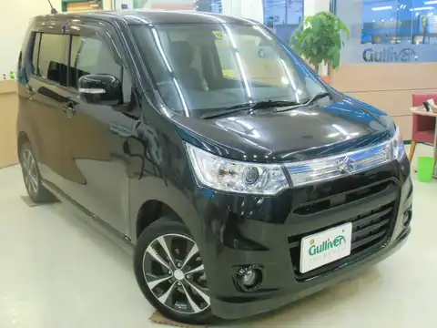 カタログ画像：ワゴンＲスティングレー （WAGON R STINGRAY） Ｔ ＣＤプレーヤー装着車 2012年9月 DBA-MH34S 660cc ブルーイッシュブラックパール３ 燃費26.8km / l メイン（その他）