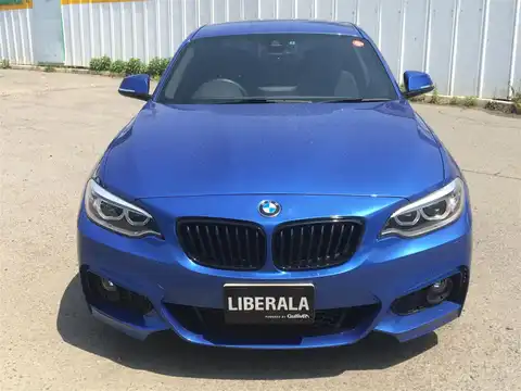 カタログ画像：２シリーズ （2 SERIES） ２２０ｉクーペ Ｍスポーツ 2015年7月 DBA-1J20 2000cc エストリル・ブルー（メタリック・カラー） 燃費16.7km / l フロント