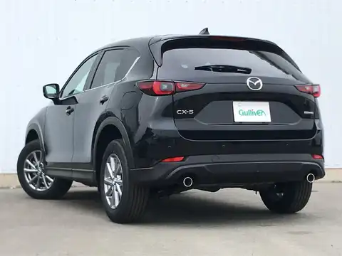 カタログ画像：ＣＸ－５ （CX-5） ＸＤ スマートエディション 2021年12月 3DA-KF2P 2200cc ジェットブラックマイカ 燃費16.6km / l バック