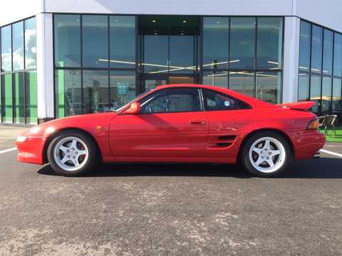 カタログ画像：ＭＲ２ （MR2） ＭＲスパイダー 1996年2月 E-SW20 2000cc スーパーレッドⅡ 燃費11.8km / l 外装