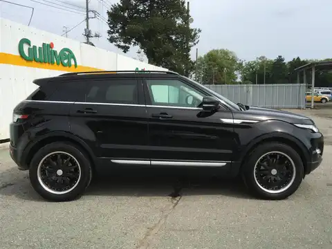 カタログ画像：レンジローバーイヴォーク （RANGE ROVER EVOQUE） プレステージ 2012年3月 CBA-LV2A 2000cc バローロ・ブラック（メタリック） 燃費9.0km / l 外装