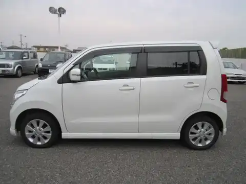 カタログ画像：ワゴンＲ （WAGON R） ＦＸリミテッドⅡ 2009年10月 DBA-MH23S 660cc パールホワイト 燃費22.2km / l 外装