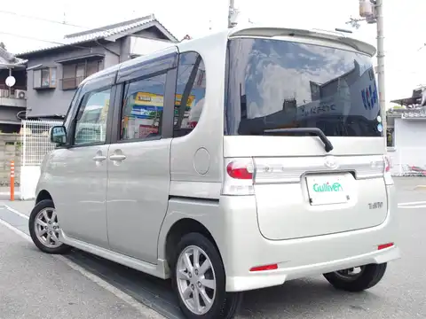 カタログ画像：タント （TANTO） カスタムＸ 2008年12月 DBA-L375S 660cc シャンパンメタリックオパール 燃費18.8km / l バック