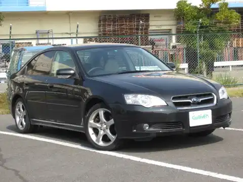 カタログ画像：レガシィＢ４ （LEGACY B4） ３．０Ｒ 2004年4月 UA-BLE 3000cc オブシディアンブラック・パール 燃費11.6km / l メイン（その他）