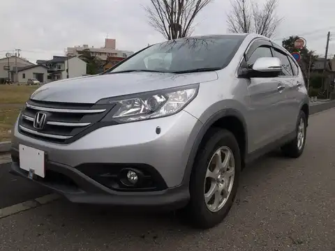 カタログ画像：ＣＲ－Ｖ （CR-V） ２０Ｇ 2012年10月 DBA-RM1 2000cc アラバスターシルバー・メタリック 燃費14.4km / l フロント