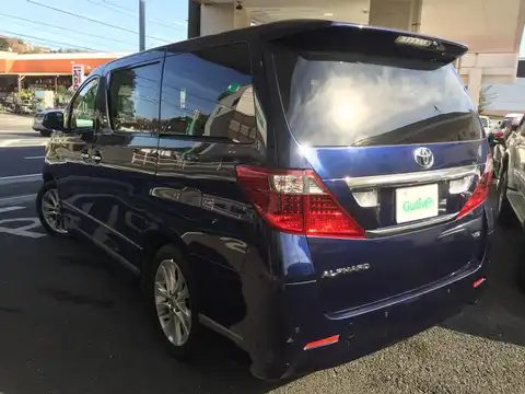 カタログ画像：アルファード （ALPHARD） ３５０Ｓ 2008年5月 DBA-GGH25W 3500cc ダークブルーマイカ 燃費9.4km / l バック