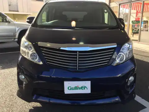 カタログ画像：アルファード （ALPHARD） ３５０Ｓ 2008年5月 DBA-GGH25W 3500cc ダークブルーマイカ 燃費9.4km / l フロント