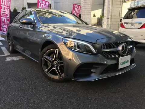 カタログ画像：Ｃクラス （C-CLASS） Ｃ２００ ４マチック ローレウスエディション 2019年10月 5AA-205078 1500cc セレナイトグレー（Ｍ）orグラファイトグレー（Ｍ） 燃費12.3km / l メイン（その他）