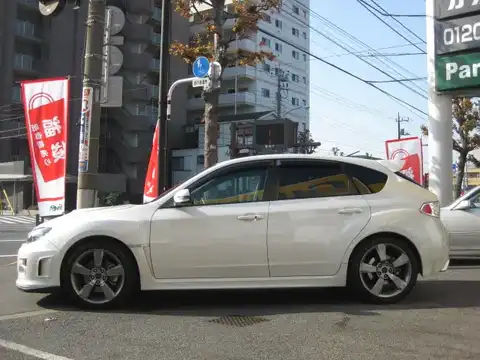 カタログ画像：インプレッサ （IMPREZA） ＷＲＸ ＳＴＩ Ａライン 2012年7月 CBA-GRF 2500cc サテンホワイト・パール 燃費9.0km / l 外装