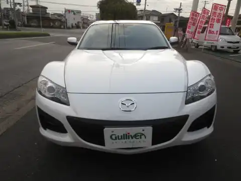 カタログ画像：ＲＸ－８ （RX-8） タイプＧ 2009年5月 ABA-SE3P 1400cc クリスタルホワイトパールマイカ 燃費9.0km / l フロント