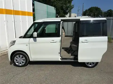 カタログ画像：スペーシア （SPACIA） Ｘ（レーダーブレーキサポート装着車） 2014年4月 DBA-MK32S 660cc パールホワイト 燃費26.8km / l 外装