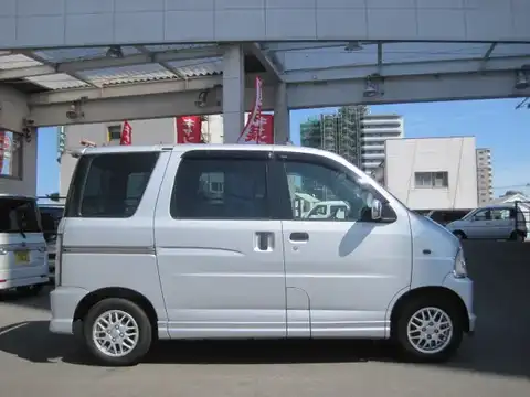 カタログ画像：アトレーワゴン （ATRAI WAGON） カスタムターボ Ｇセレクション 2004年12月 TA-S220G 660cc ブルーイッシュシルバーメタリック 燃費14.8km / l 外装