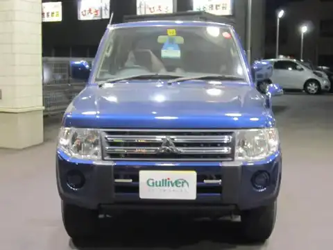 カタログ画像：パジェロミニ （PAJERO MINI） ＸＲ 2009年12月 ABA-H53A 660cc ダークブルーマイカ フロント