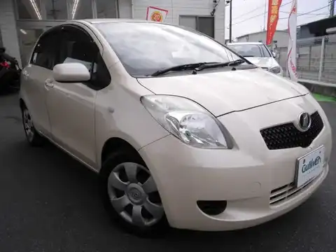 カタログ画像：ヴィッツ （VITZ） Ｕ 2005年2月 DBA-SCP90 1300cc ベージュパールマイカ 燃費19.6km / l メイン（その他）