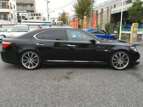 カタログ画像：ＬＳ （LS） ＬＳ６００ｈ 2008年9月 DAA-UVF45 5000cc ブラックorブラックオパールマイカ 燃費12.2km / l 外装