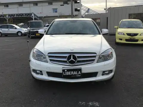 カタログ画像：Ｃクラス （C-CLASS） Ｃ２５０アバンギャルド 2008年7月 DBA-204052 2500cc カルサイトホワイト（Ｓ） 燃費9.3km / l フロント