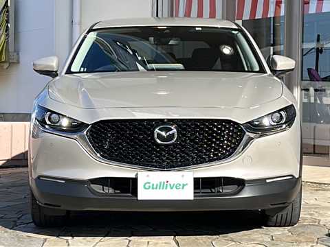 カタログ画像：ＣＸ－３０ （CX-30） ＸＤ ツーリング 2024年7月 3DA-DM8R 1800cc プラチナクォーツメタリック 燃費18.7km / l フロント
