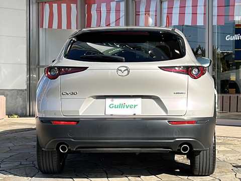 カタログ画像：ＣＸ－３０ （CX-30） ＸＤ ツーリング 2024年7月 3DA-DM8R 1800cc プラチナクォーツメタリック 燃費18.7km / l バック