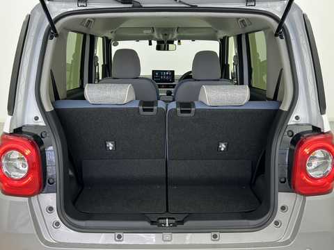 カタログ画像：ムーヴキャンバス （MOVE CANBUS） ストライプスＧターボ 2022年7月 5BA-LA850S 660cc シャイニングホワイトパール×スムースグレーマイカメタリック 燃費22.4km / l 内装