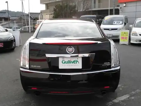 カタログ画像：キャデラックＣＴＳ （CADILLAC CTS） ３．６ 2008年1月 ABA-X322B 3600cc セーブルブラック 燃費8.0km / l バック