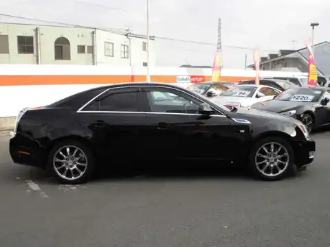 カタログ画像：キャデラックＣＴＳ （CADILLAC CTS） ３．６ 2008年1月 ABA-X322B 3600cc セーブルブラック 燃費8.0km / l 外装