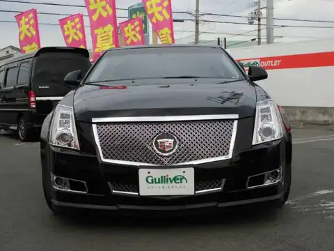 カタログ画像：キャデラックＣＴＳ （CADILLAC CTS） ３．６ 2008年1月 ABA-X322B 3600cc セーブルブラック 燃費8.0km / l フロント