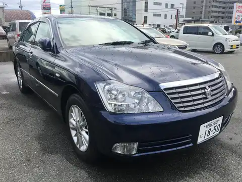 カタログ画像：クラウン （CROWN） ロイヤルエクストラｉ－Ｆｏｕｒ Ｑパッケージ 2005年10月 DBA-GRS181 2500cc ダークブルーマイカ 燃費11.4km / l メイン（その他）