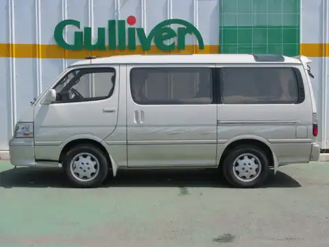 カタログ画像：ハイエースワゴン （HIACE WAGON） デラックス（ロング）標準ルーフ 2004年4月 KH-KZH116G 3000cc 燃費8.7km / l 外装