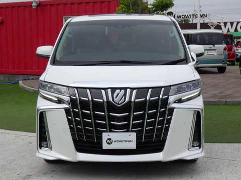 カタログ画像：アルファード （ALPHARD） ３．５エグゼクティブラウンジ 2021年5月 3BA-GGH30W 3500cc ホワイトパールクリスタルシャイン 燃費10.2km / l フロント