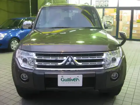 カタログ画像：パジェロ （PAJERO） ロング スーパーエクシード 2008年10月 CBA-V97W 3800cc クォーツブラウンメタリック フロント