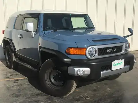 カタログ画像：ＦＪクルーザー （FJ CRUISER） カラーパッケージ 2012年7月 CBA-GSJ15W 4000cc ツートーン グレイッシュブルー 燃費8.0km / l メイン（その他）