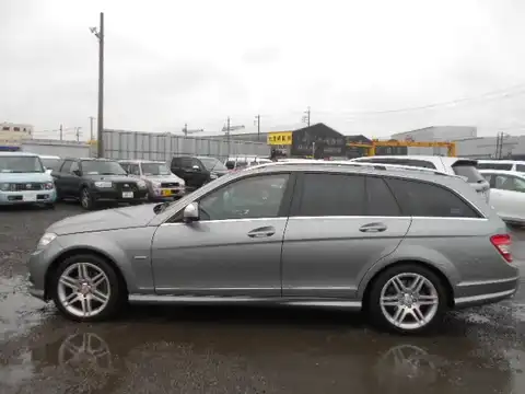 カタログ画像：Ｃクラスステーションワゴン （C-CLASS STATIONWAGON） Ｃ２００コンプレッサー ステーションワゴン アバンギャルド スポーツリミテッド 2009年2月 DBA-204241 1800cc パラジウムシルバー 燃費11.2km / l 外装